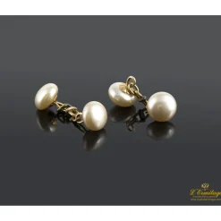 GEMELOS Gemelos oro amarillo y perlas