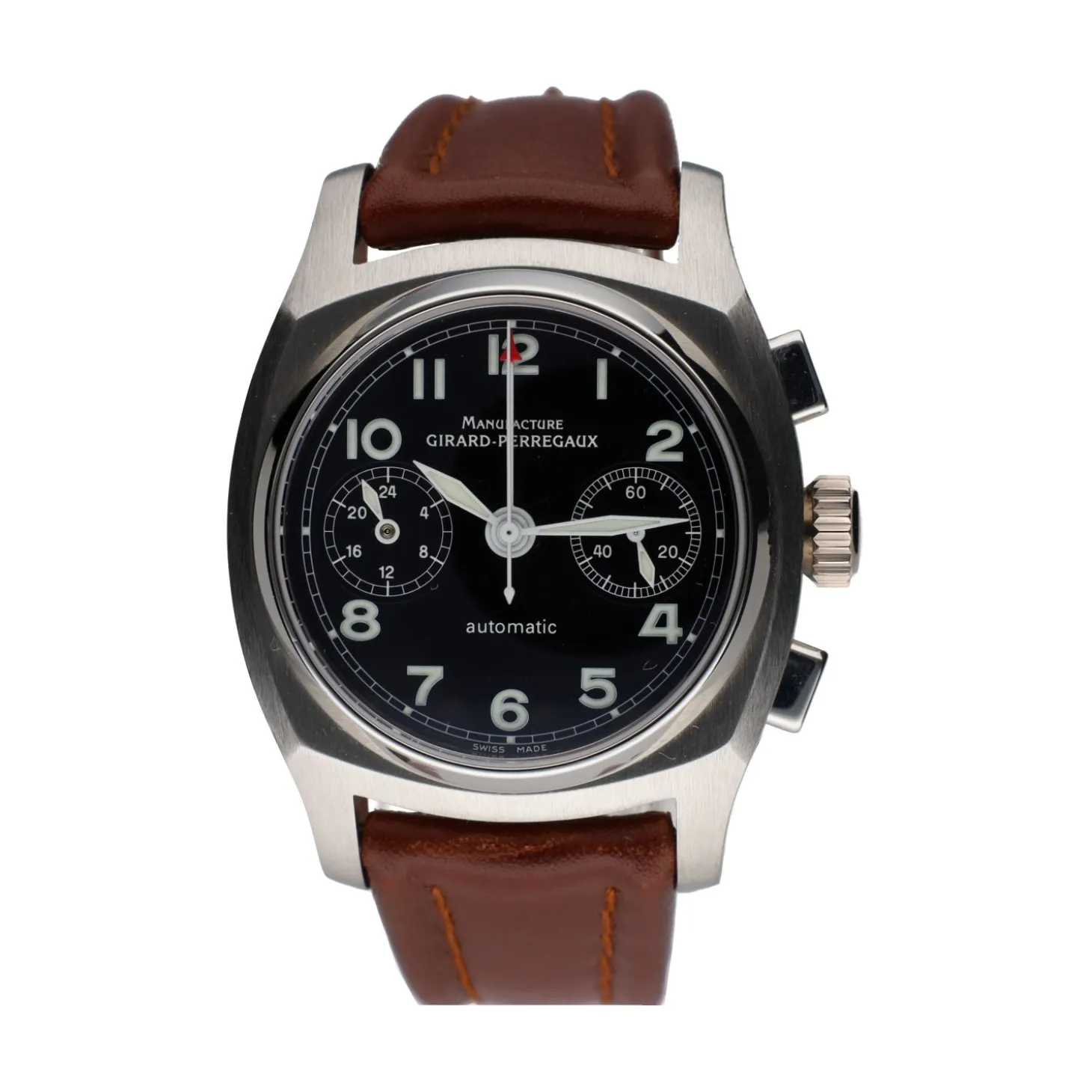 GIRARD PERREGAUX Vintage 1960 acero cuero 38mm.