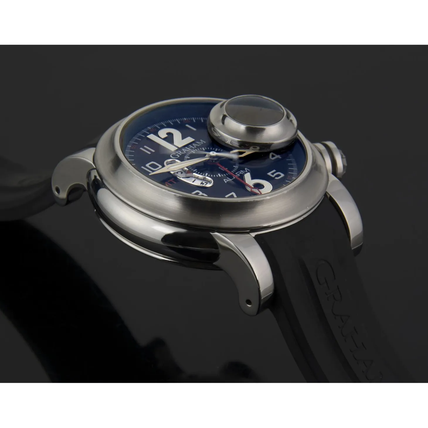 GRAHAM Swordfish grillo gmt alarma acero automático caballero