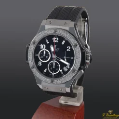 HUBLOT Big bang acero y diamantes