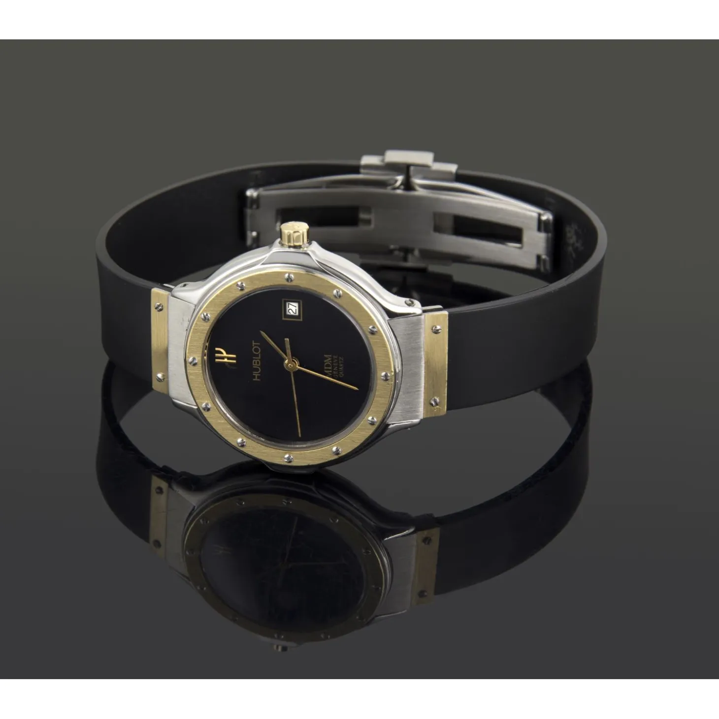 HUBLOT Classic acero y oro cuarzo señora