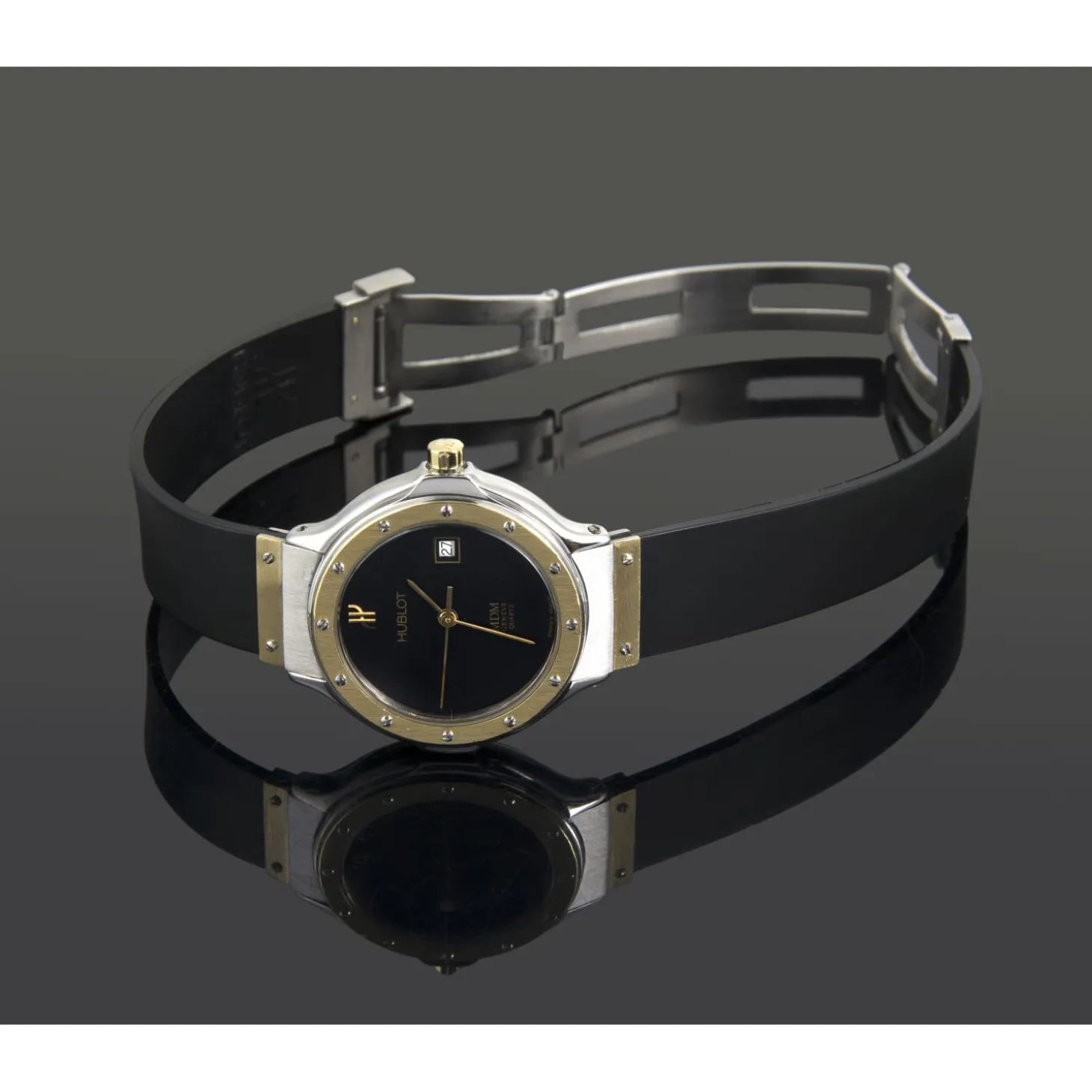 HUBLOT Classic acero y oro cuarzo señora