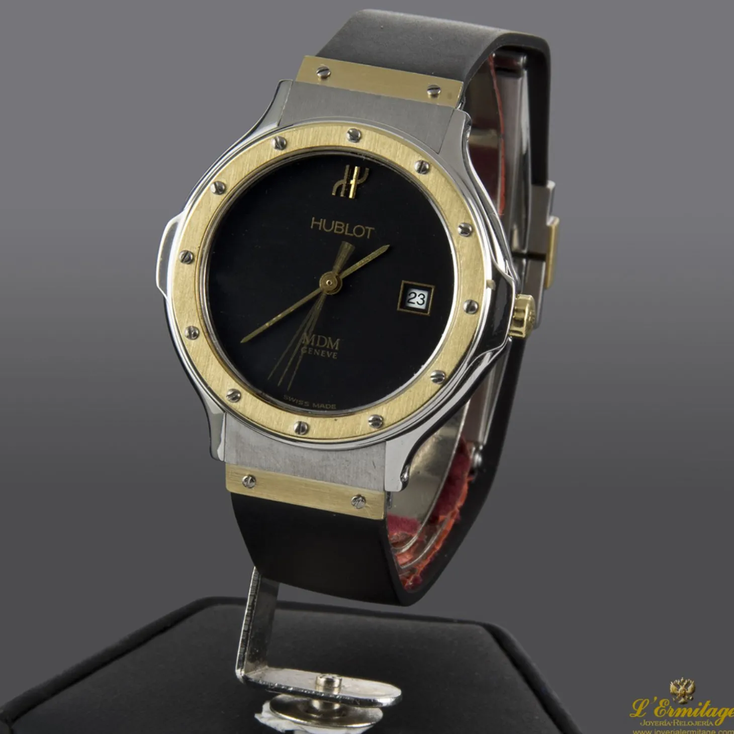 HUBLOT Classic acero y oro cuarzo señora