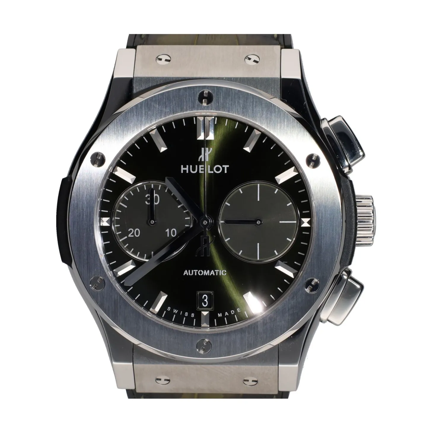 HUBLOT Classic fusion chronograph verde 45mm.