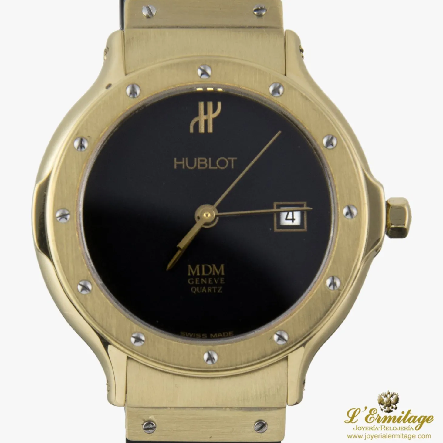 HUBLOT Classic oro amarillo cuarzo señora