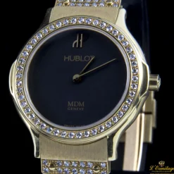 HUBLOT Classic oro amarillo y diamantes cuarzo señora