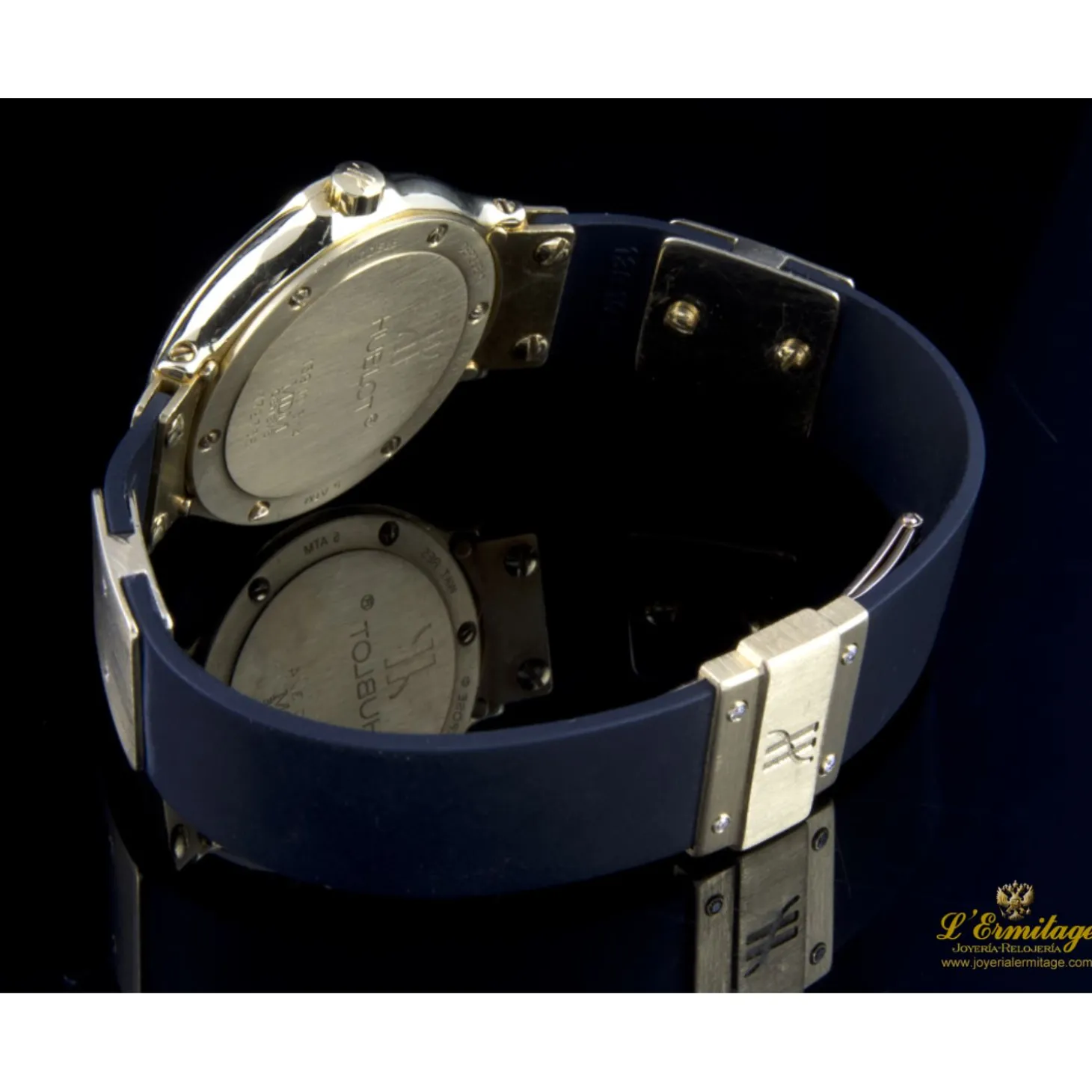 HUBLOT Classic oro amarillo y diamantes cuarzo señora