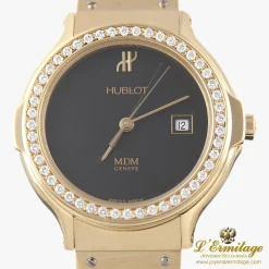 HUBLOT Classic señora oro amarillo y diamantes.