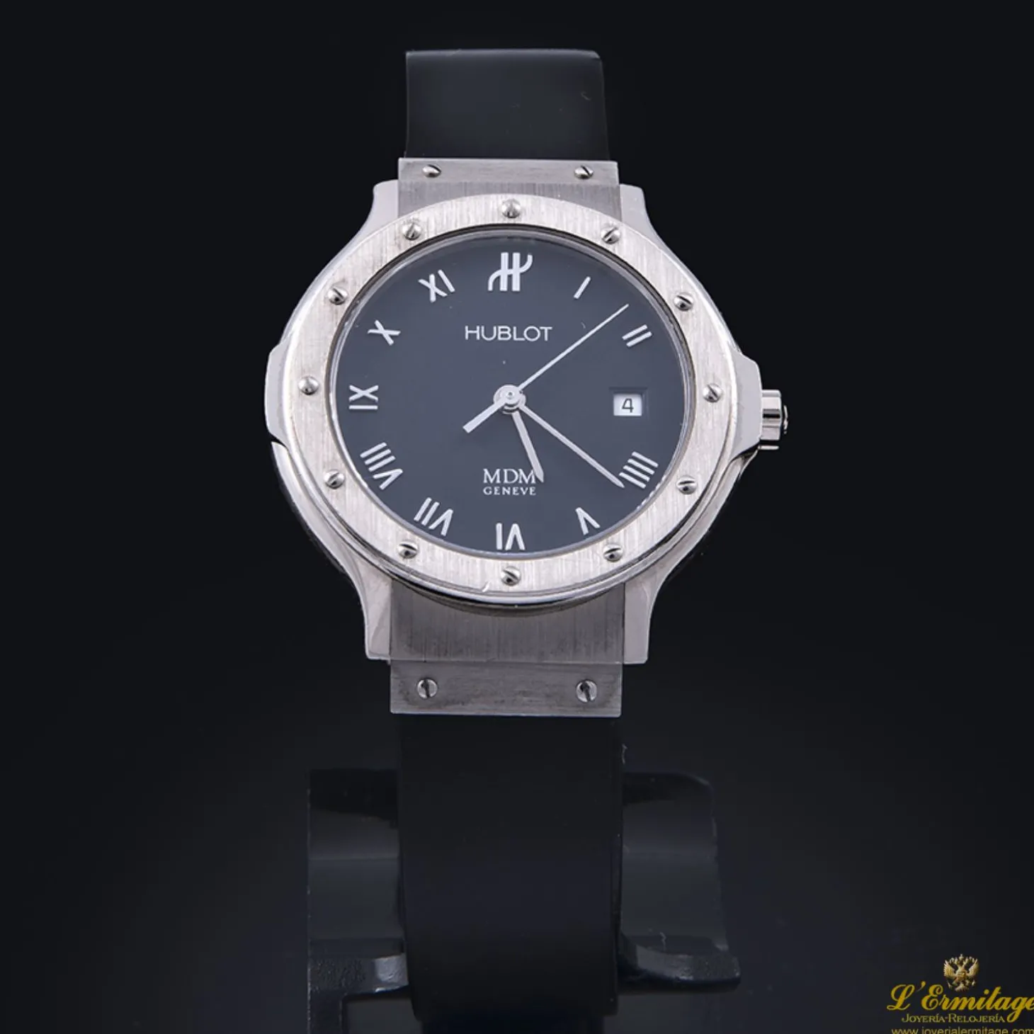 HUBLOT Classic señora oro blanco