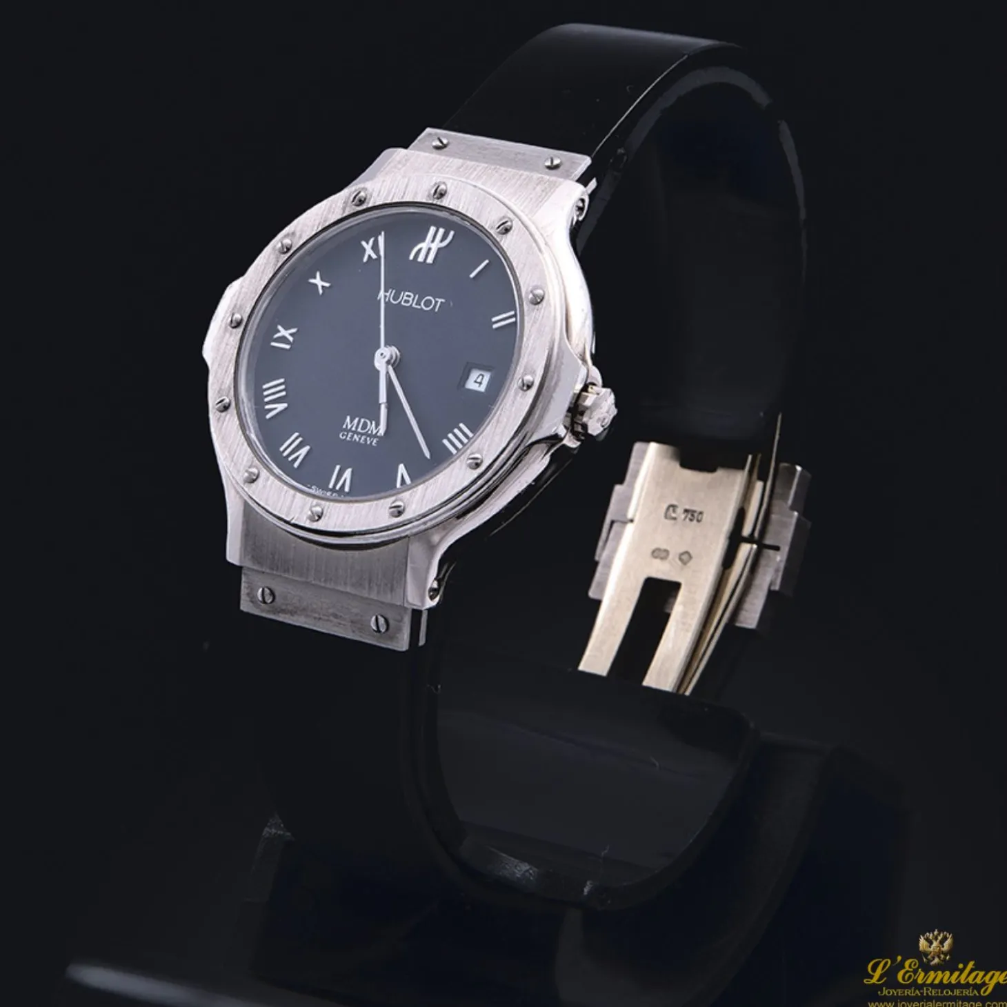 HUBLOT Classic señora oro blanco