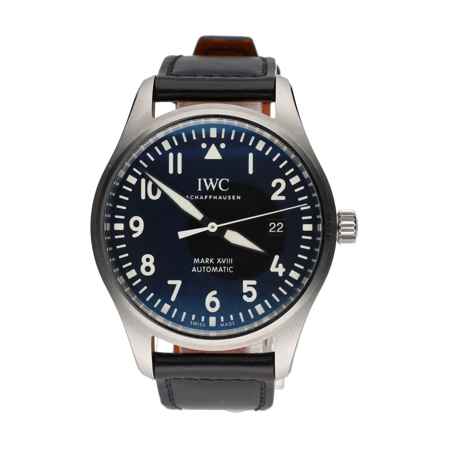 IWC Mark xviii acero cuero 40mm.