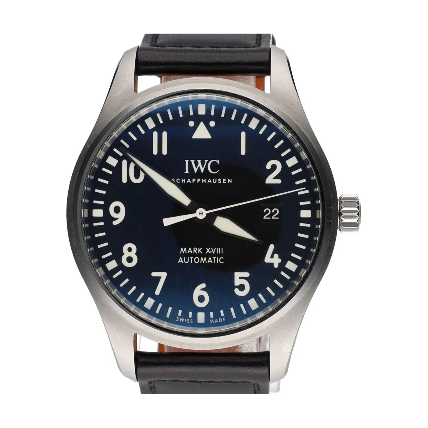 IWC Mark xviii acero cuero 40mm.