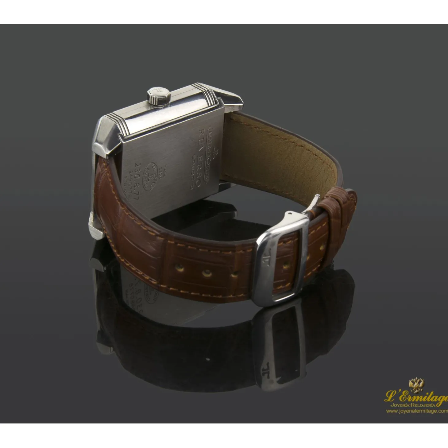 JAEGER-LECOULTRE Reverso squadra hometime acero.