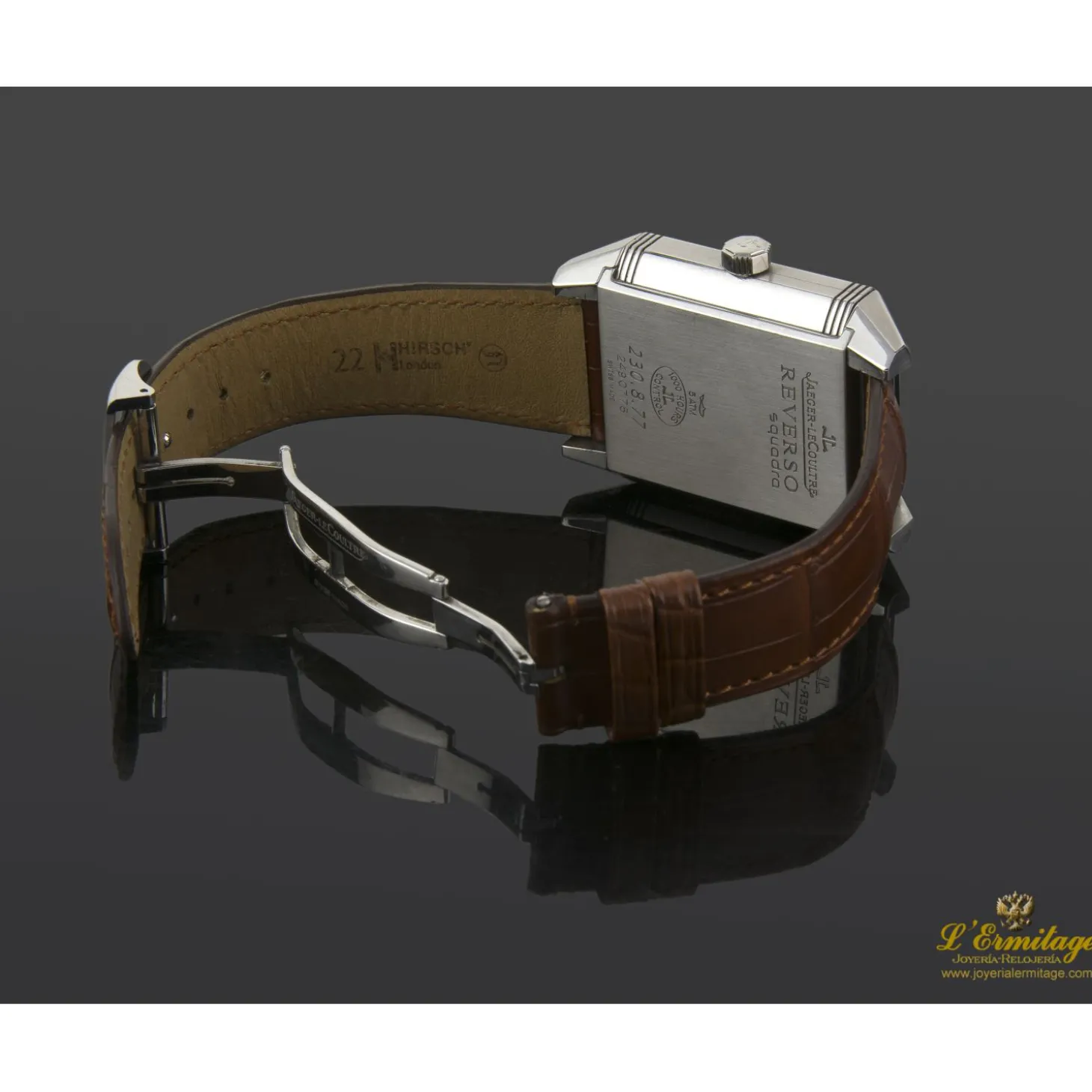 JAEGER-LECOULTRE Reverso squadra hometime acero.
