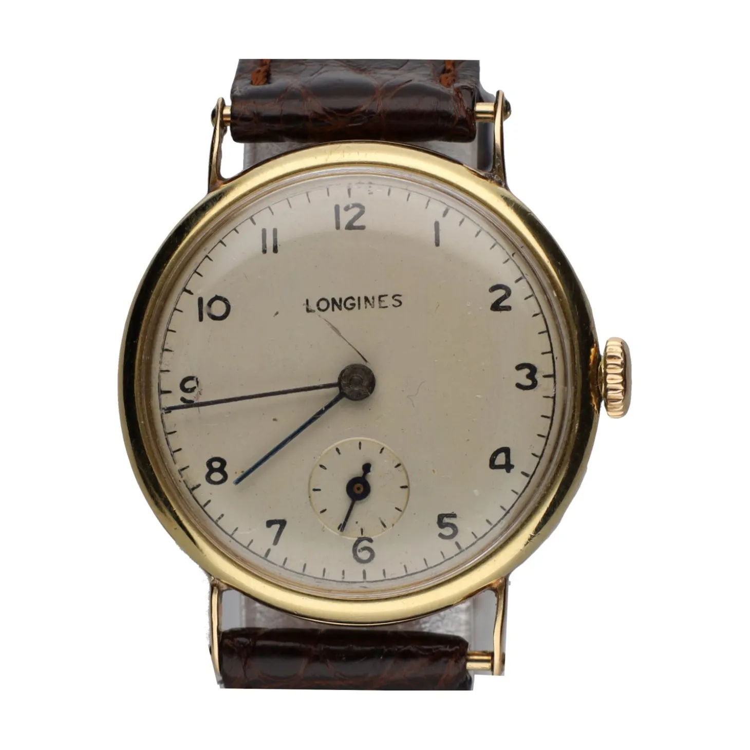 LONGINES Clasico antiguo oro amarillo cuerda manual 30mm.