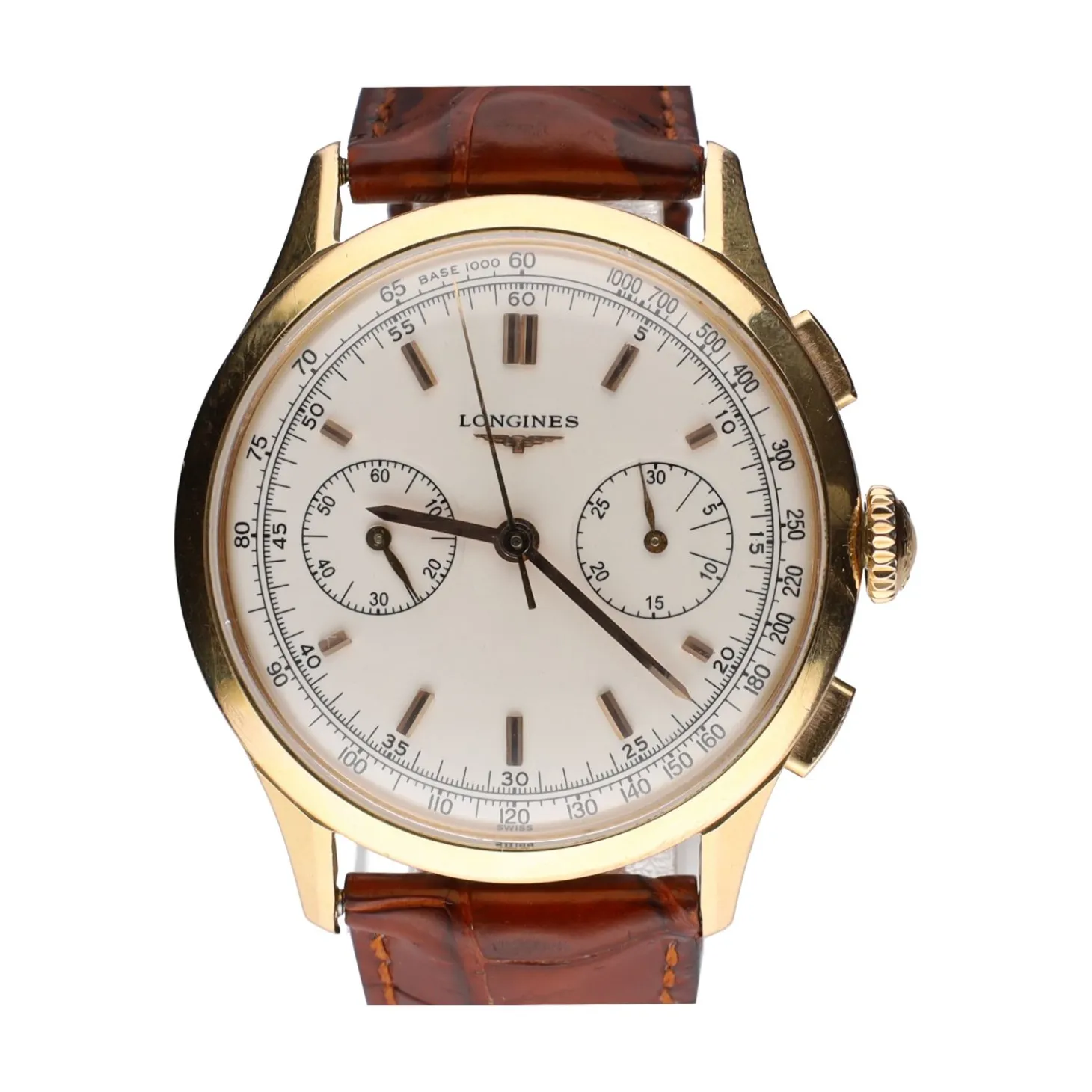 LONGINES Clasico chrono oro amarillo 38mm.