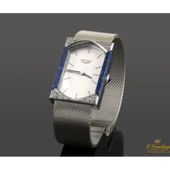 LONGINES Rectangolo diamond lapizlazuli