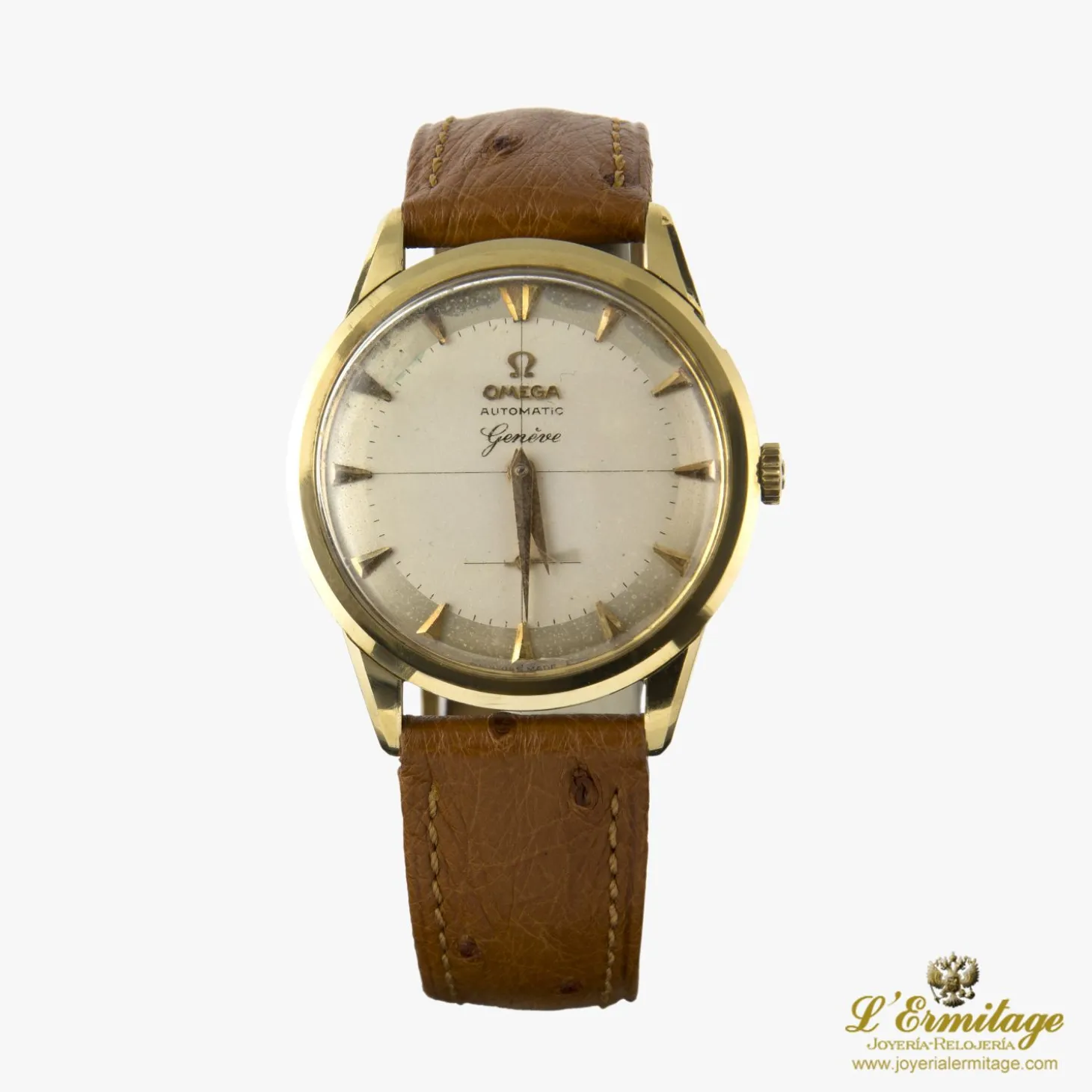 OMEGA Classic oro amarillo cuerda manual caballero 34mm