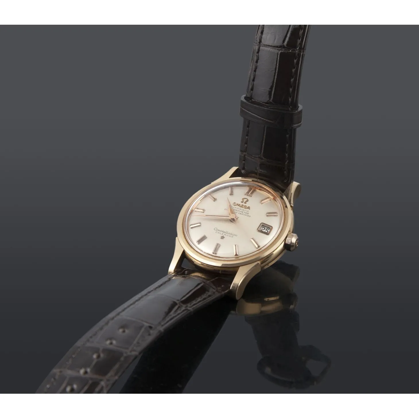OMEGA Constellation calendar oro amarillo.