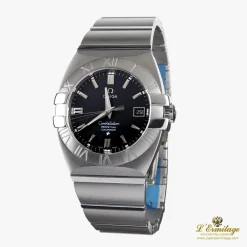 OMEGA Constellation calendario perpetuo acero cuarzo caballero 38mm