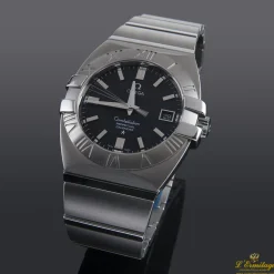 OMEGA Constellation calendario perpetuo acero cuarzo caballero 38mm