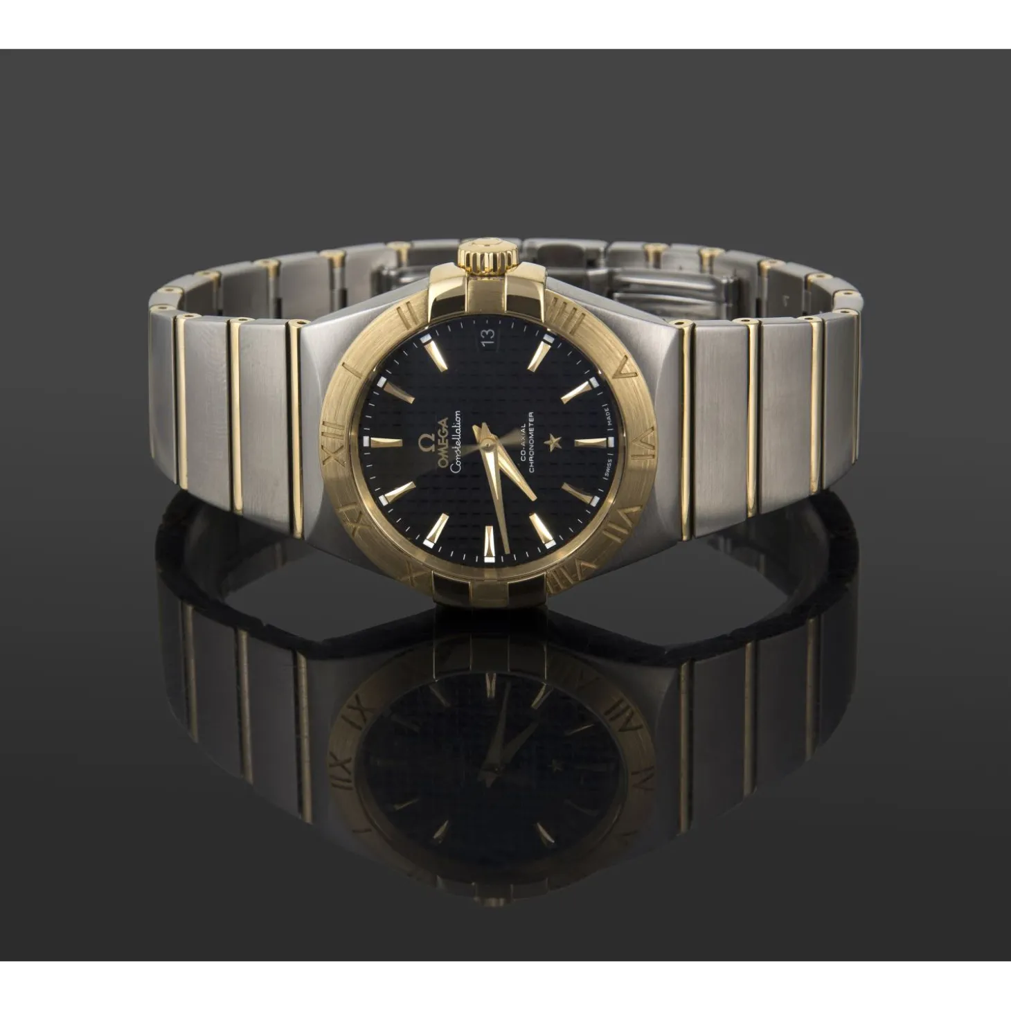 OMEGA Constellation co-axial acero y oro automático caballero 38mm