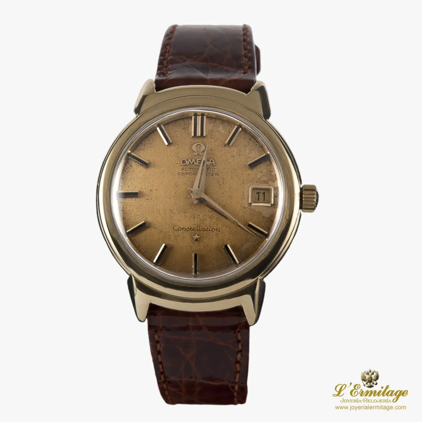 OMEGA Constellation 18kt oro automático caballero