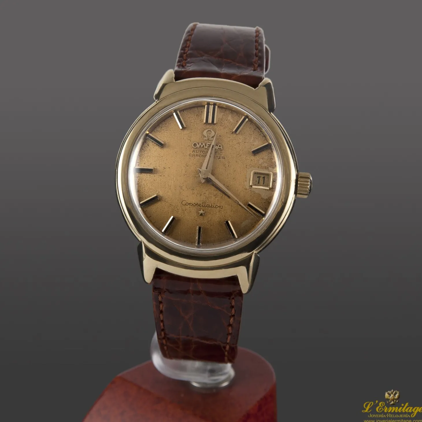 OMEGA Constellation 18kt oro automático caballero
