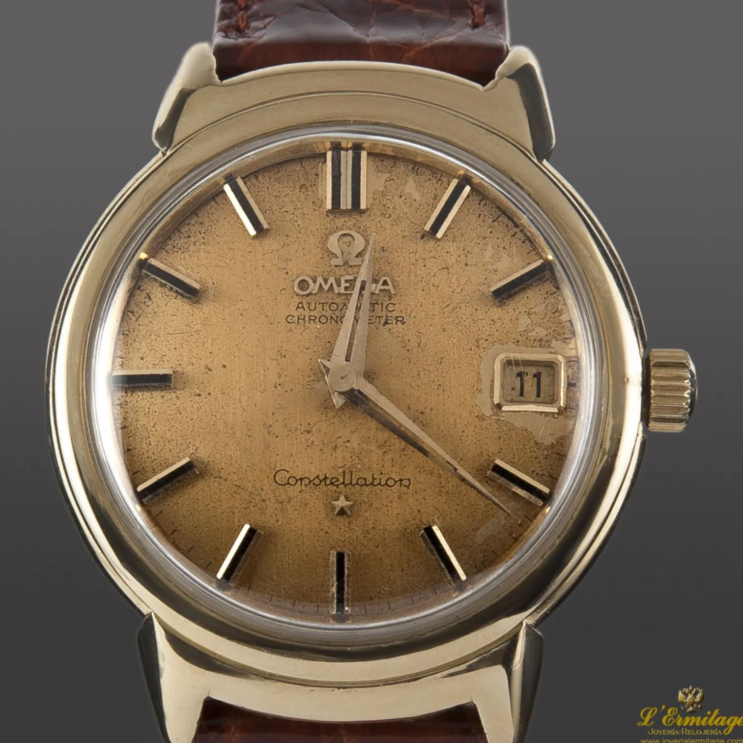 OMEGA Constellation 18kt oro automático caballero
