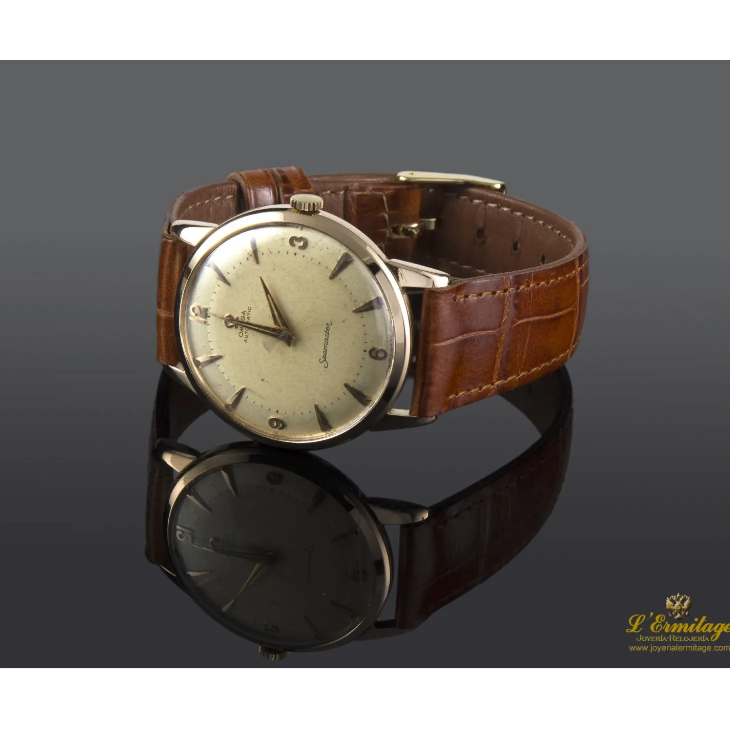 OMEGA Seamaster oro amarillo vintage
