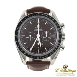 OMEGA Speedmaster professional moonwatch acero chocolate.