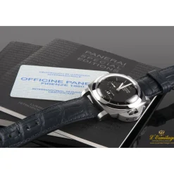 PANERAI Luminor 1950 8 days gmt acero cuerda manual