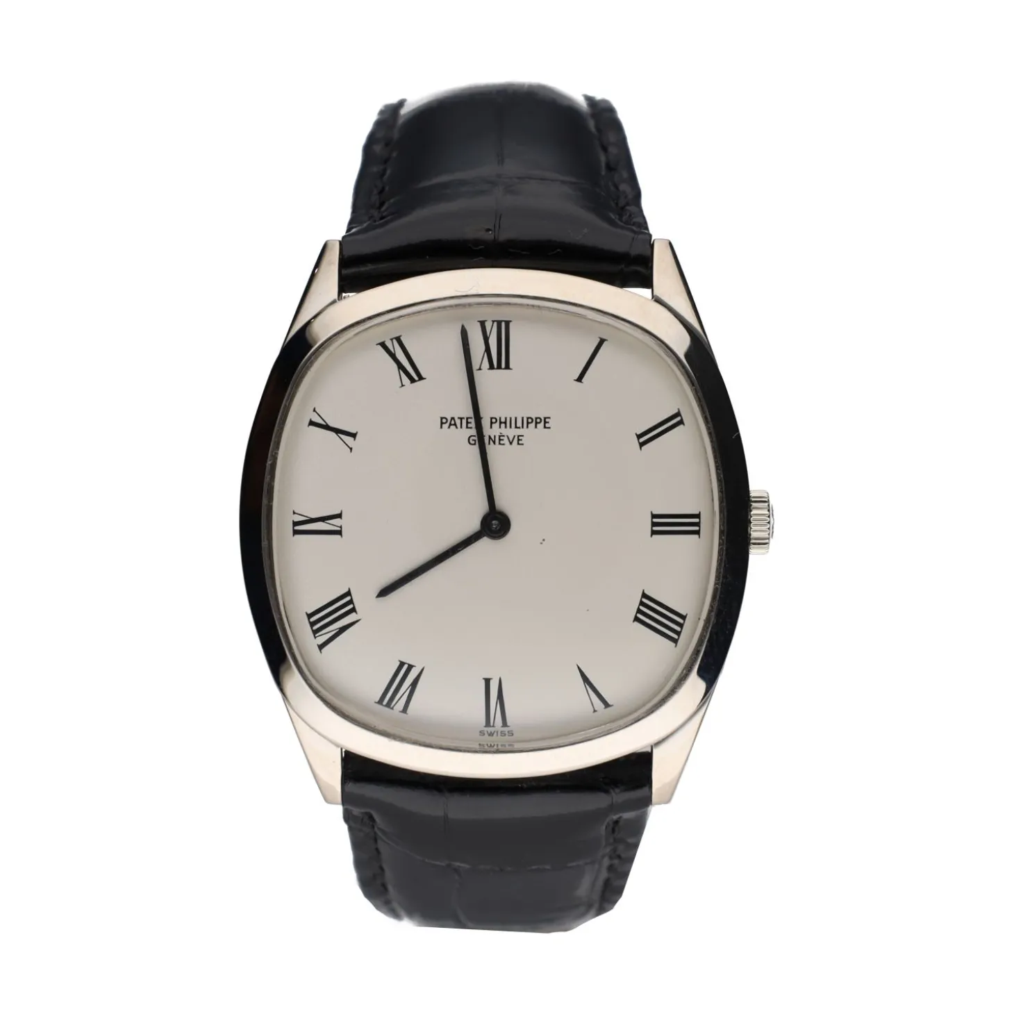 PATEK PHILIPPE Ellipse oro blanco cuerda manual 33mm.