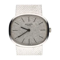 PATEK PHILIPPE Ellipse oro blanco caballero 32mm. Medida pulsera 16,5cm.