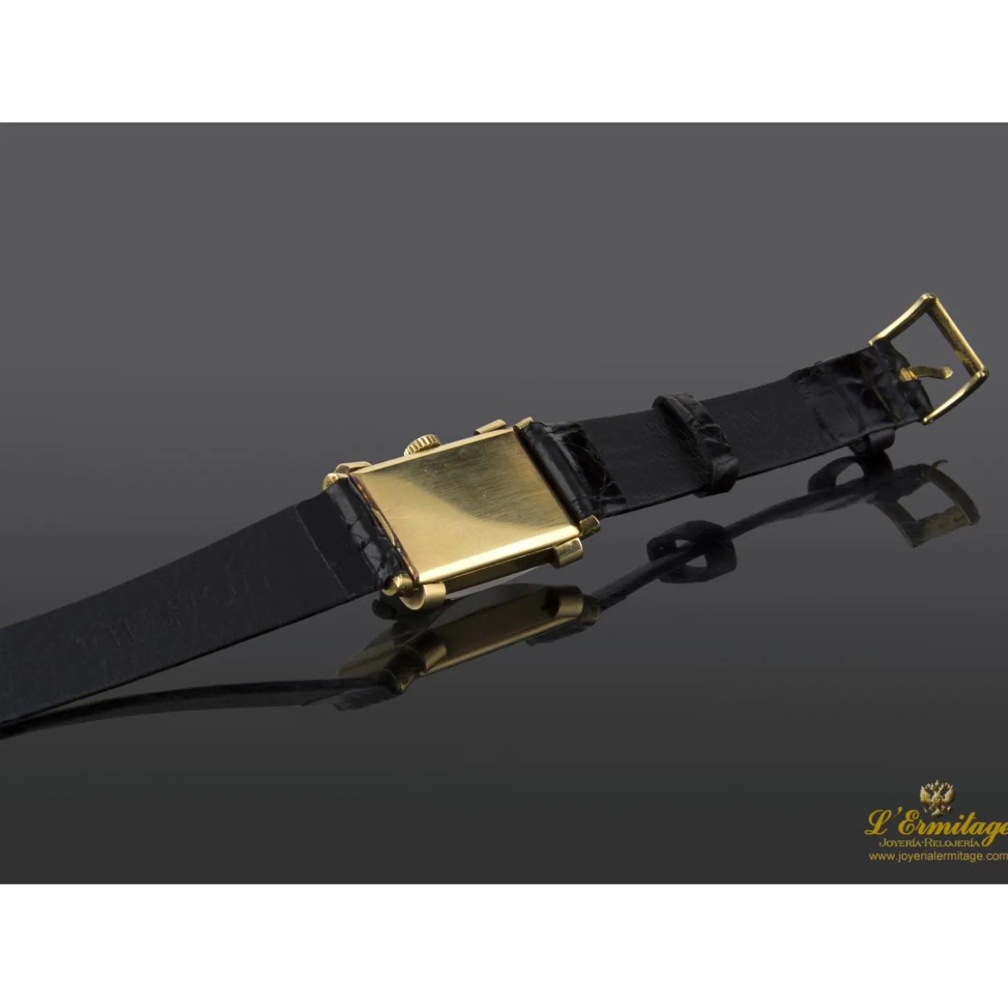 PATEK PHILIPPE Top hat oro amarillo cuerda manual.