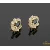 PENDIENTES Pendeintes en oro amarillo con zafiros y brillantes.