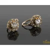 PENDIENTES Pendientes antiguos en oro amarillo con diamantes talla antigua