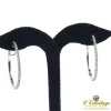 PENDIENTES Pendientes aros oro blanco y diamantes