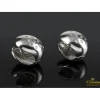PENDIENTES Pendientes bombe realizados en oro blanco con brillantes.