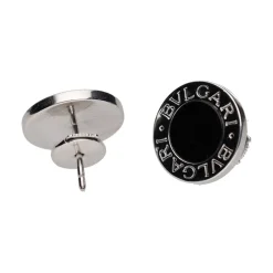 PENDIENTES Pendientes bulgari bulgari en oro blanco y onix.
