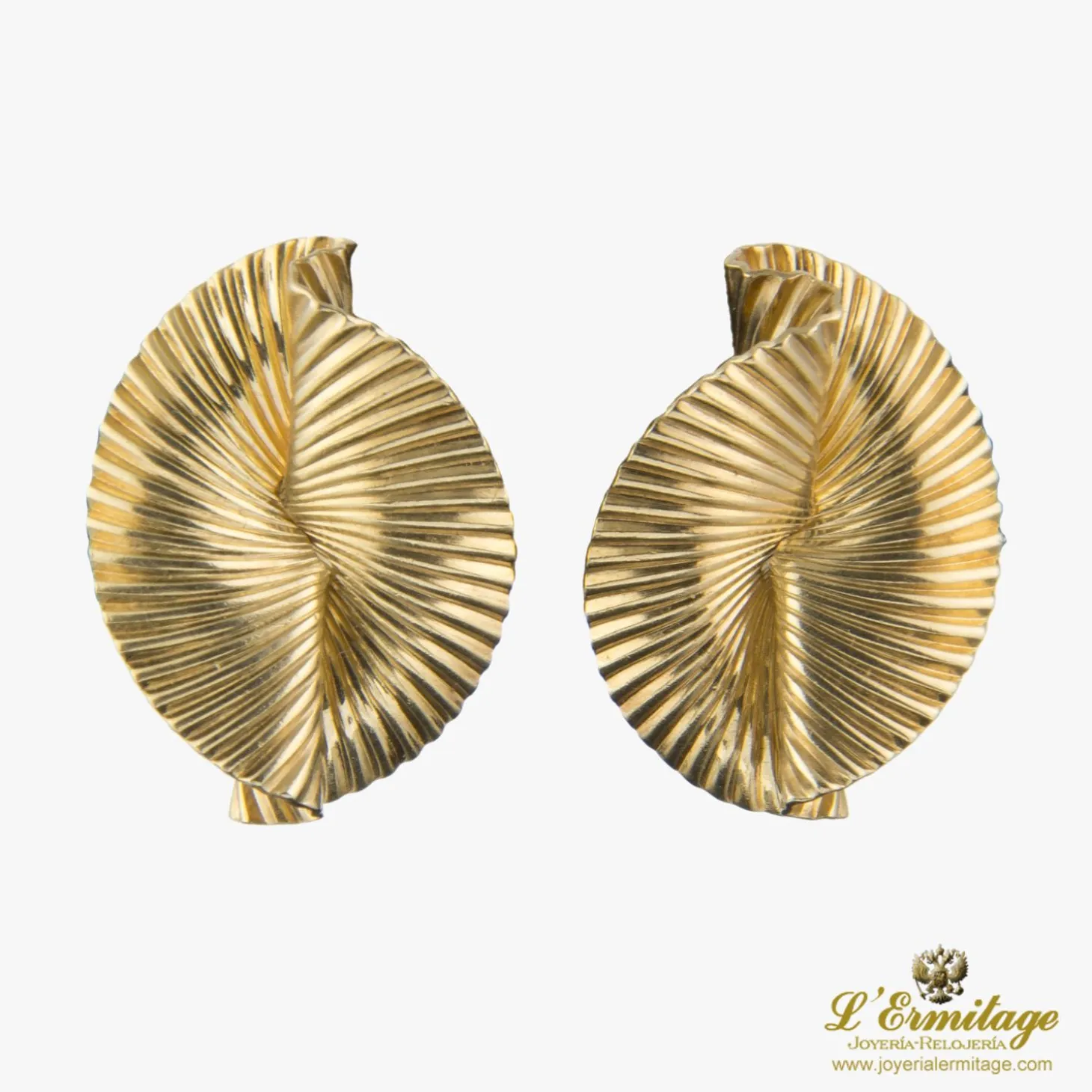 PENDIENTES Pendientes cartier antiguos oro amarillo 14 kt.
