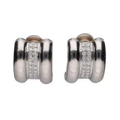 PENDIENTES Pendientes chopard en oro blanco y brillantes.