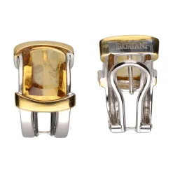 PENDIENTES Pendientes damiani en oro amarillo y oro blanco con citrinos.