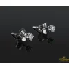 PENDIENTES Pendientes dormilonas oro blanco y diamantes.