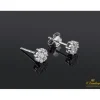 PENDIENTES Pendientes dormilonas oro blanco y diamantes.