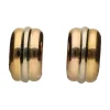PENDIENTES Pendientes en oro amarillo detalles con gallones.