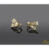 PENDIENTES Pendientes en oro amarillo con brillantes.