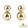 PENDIENTES Pendientes en oro amarillo con cierre omega.