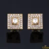 PENDIENTES Pendientes en oro amarillo con diamantes.