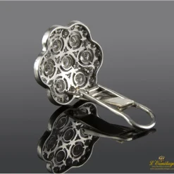PENDIENTES Pendientes en oro blanco con brillantes